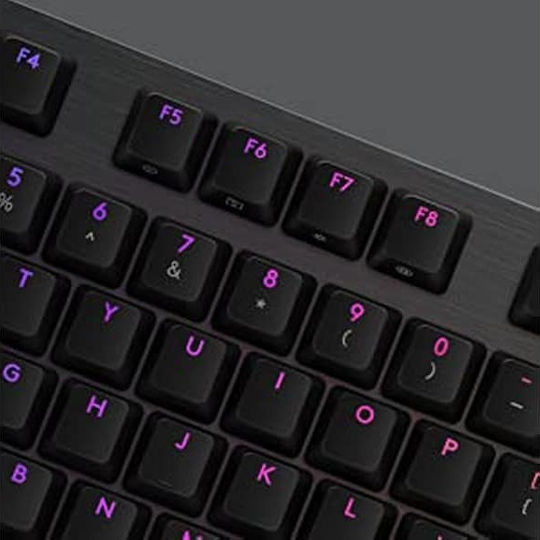 Logitech G512 Gaming Mechanical Keyboard with GX Brown switches and RGB lighting (English US)