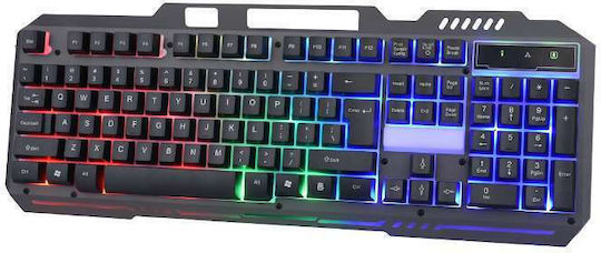 Omega Varr Gaming Πληκτρολόγιο με RGB φωτισμό (Αγγλικό US)