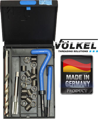 Voelkel 04014 Σετ Επιδιόρθωσης Σπειρωμάτων 9x1.25mm 19τμχ