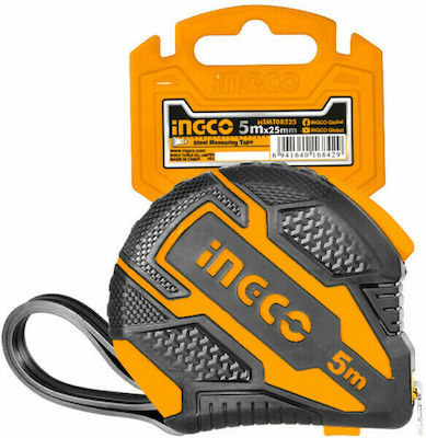 Ingco Tape Measure with Auto-Rewind 25mm x 5m