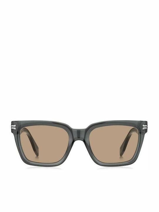 Marc Jacobs Women's Sunglasses with Gray Plastic Frame and Brown Lens MJ1010/S KB7/70