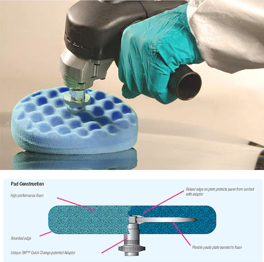 3M Polishing Sponge 150mm Blue 50880