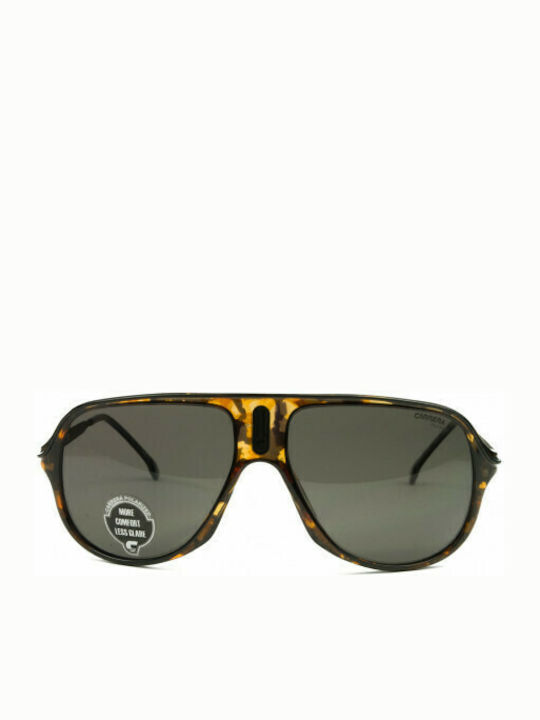 Carrera Safari Sonnenbrillen mit Braun Rahmen und Gray Linse 65 WR9/M9