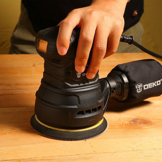 Deko DKSD125J1 Excentric Triveio 125mm Electrică cu sistem de aspirare