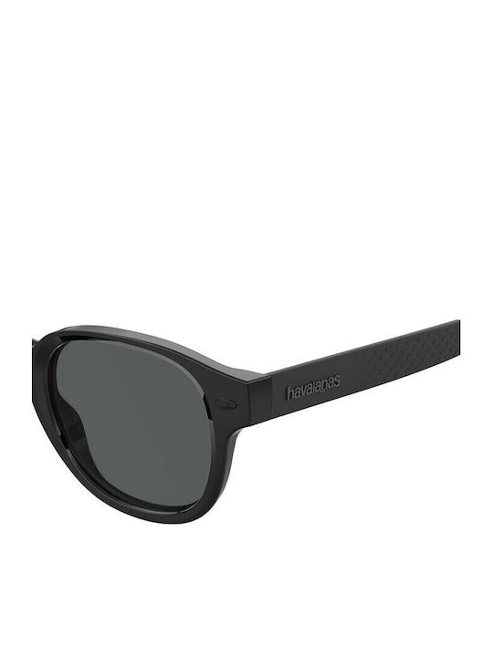 Havaianas Salvador Unisex Γυαλιά Ηλίου με Γκρι Κοκκάλινο Σκελετό και Μαύρο Φακό Salvador 807/IR
