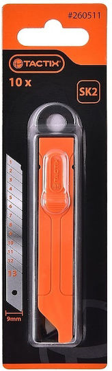 Tactix Lame de Cutter 9mm 10buc