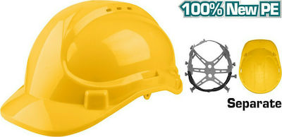 Total Construction Site Helmet Yellow TSP2612