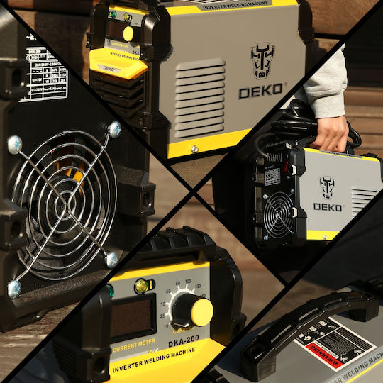 Deko Welding Machine Inverter MMA with Maximum Welding Current 200A and Duty Cycle 40%