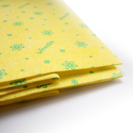 Vileda Odor Stop To The Floor Cleaning Cloths with Microfibers General Use Yellow 60x59cm