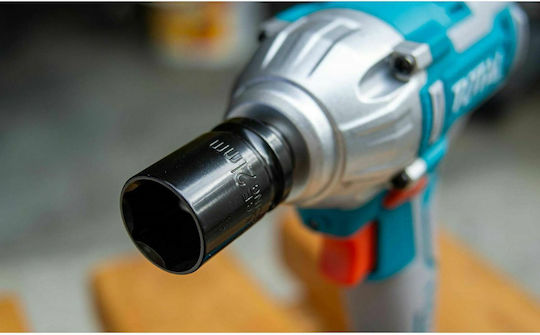 Total Brushless Impact Wrench Battery 20V Solo with Socket 1/2"