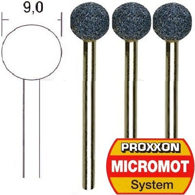 Proxxon 28782 Πέτρες Λείανσης με Αξονάκι 9mm 3τμχ