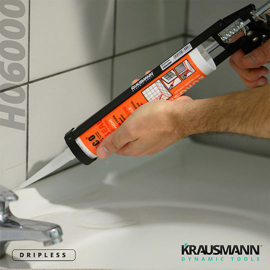 Krausmann H06000 Silikon-Handpistole Offener Rücken Presse England