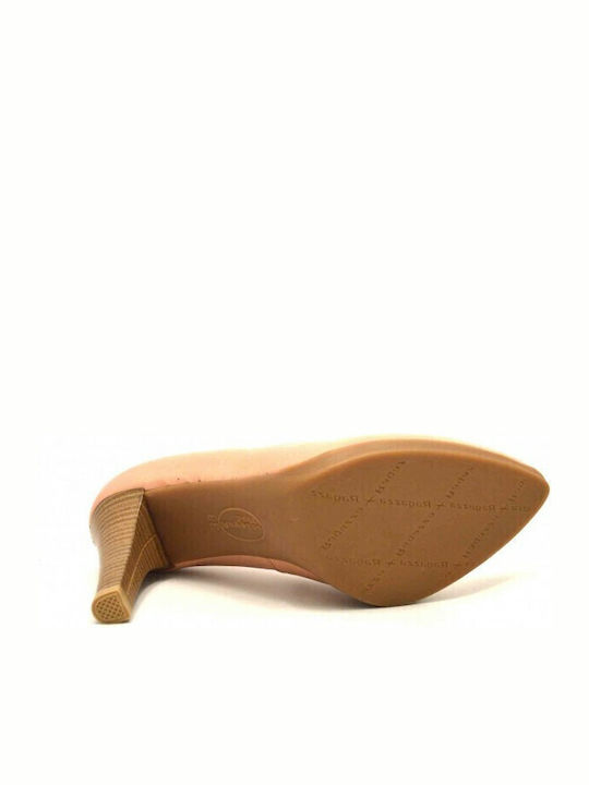 Leather NUDE High Heels