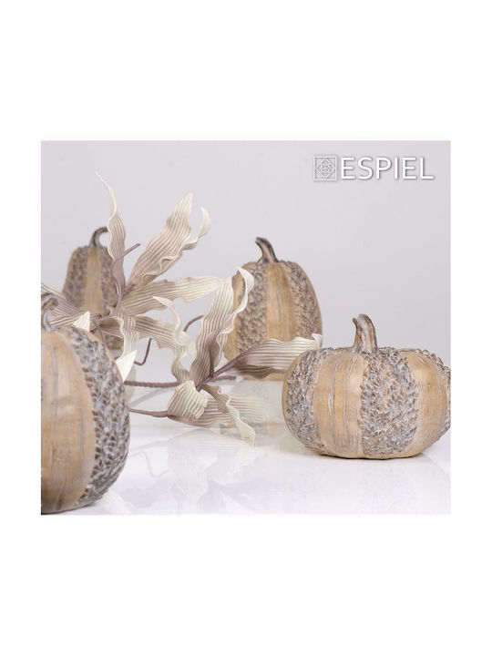 Espiel Декоративен Тиква от Полиретан Beige 18x18x20см 1бр