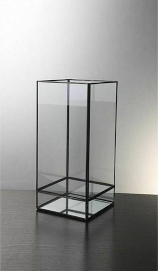 Iliadis Raumdekoration aus Glas Black 16x16x30cm 1Stück Iliadis Raumdekoration aus Glas Black 16x16x30cm 1Stück