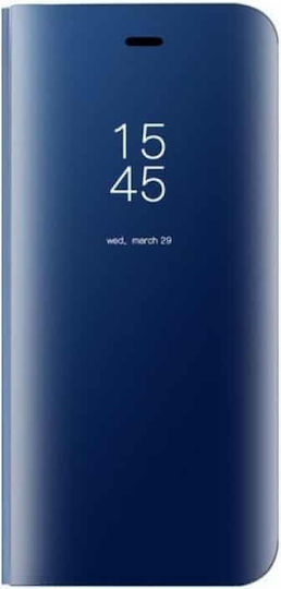 Clear View Book Plastic Albastru (Huawei P40 Lite E)