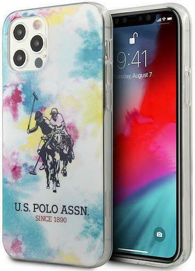 U.S. Polo Assn. Tie & Dye Collection Umschlag Rückseite Kunststoff Mehrfarbig (iPhone 12 Pro Max)