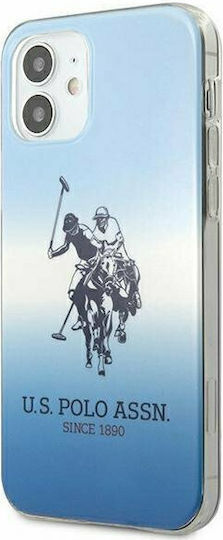 U.S. Polo Assn. Gradient Collection Back Cover Σιλικόνης Μπλε (iPhone 12 mini)