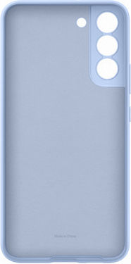 Samsung Silicone Cover Umschlag Rückseite Silikon Sky Blue (Galaxy S22+ 5G) EF-PS906TLEGWW