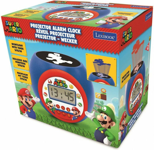 Lexibook Ceas De Birou Super Mario Albastru