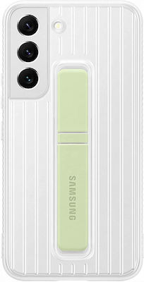 Samsung Protective Standing Cover Umschlag Rückseite Kunststoff Weiß (Galaxy S22 5G) EF-RS901CWEGWW EF-RS901CWEGUS