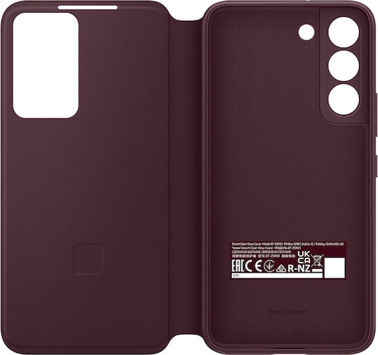 Samsung Book Plastic Burgundy (Galaxy S22)