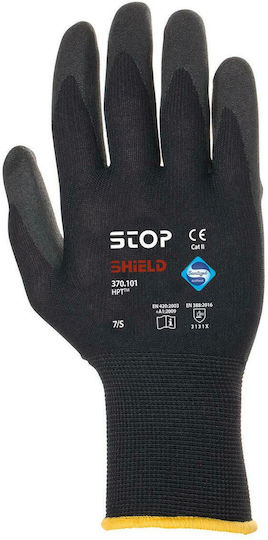 STOP Shield Hpt Γάντια Εργασίας Μαύρα Βαμβακερά