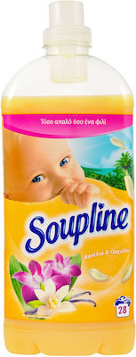 Soupline Condensed Fabric Softener Aroma Freshness Βανίλια & Ορχιδέα 28 Measuring Cups