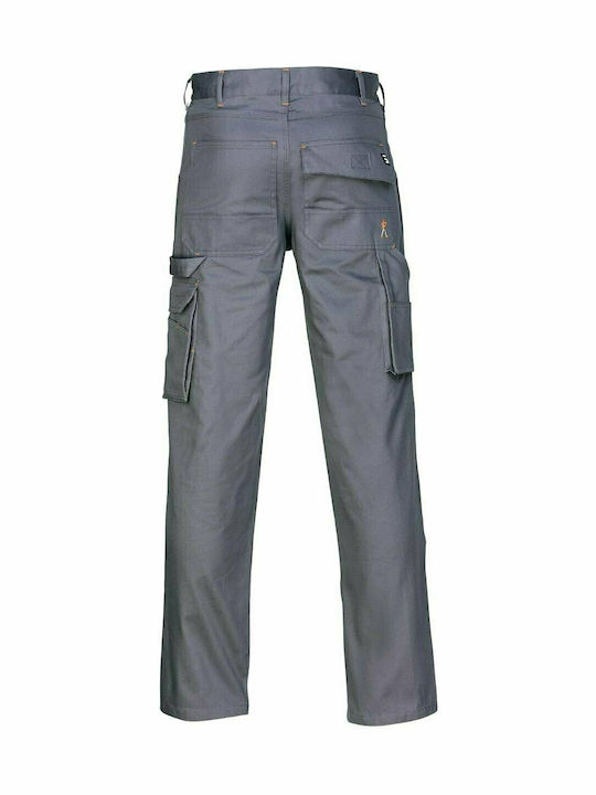 STOP Stone Pantaloni de Lucru Gri din Bumbac