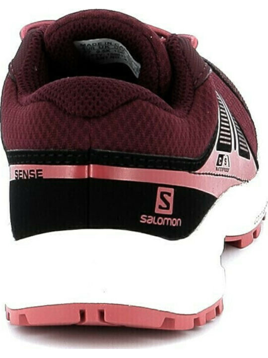 Sense Waterproof Kids Sports Shoes Running with Laces Purple