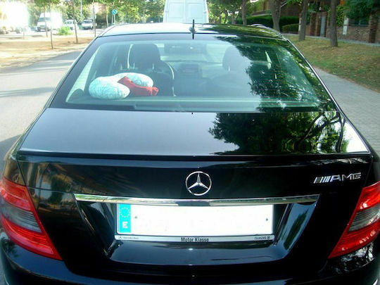 Autoheckspoiler Platzierung Kofferraum aus Kunststoff Mercedes-Benz C Klasse W204 2008-2013