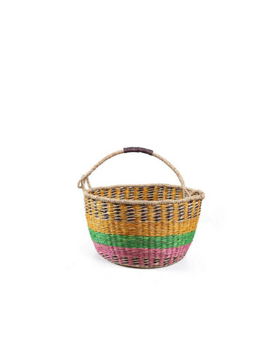 Wicker Decorative Basket Star Πολύχρωμο 20x20x14εκ. Soulworks