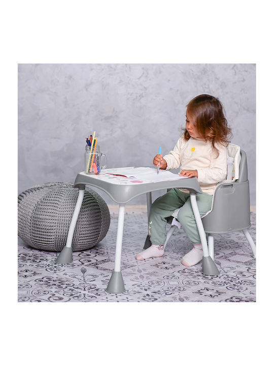 Lorelli Trick Baby Highchair 3 in 1 With Adjustable Height Gray