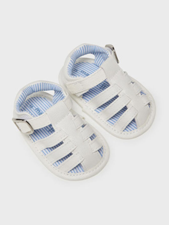 Mayoral Baby Sandals White