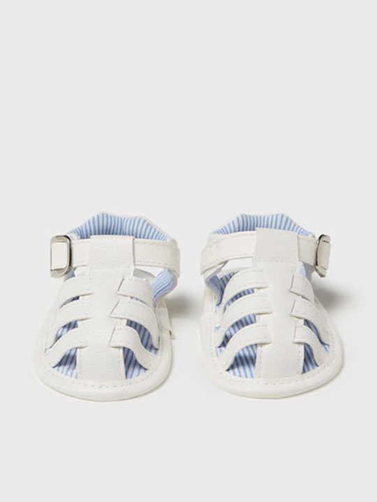 Mayoral Baby Sandals White