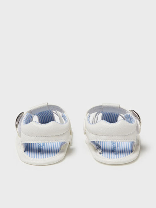 Mayoral Baby Sandals White