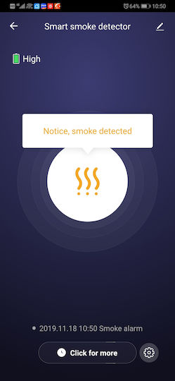 MOES Autonomous Smoke Detector Wi-Fi