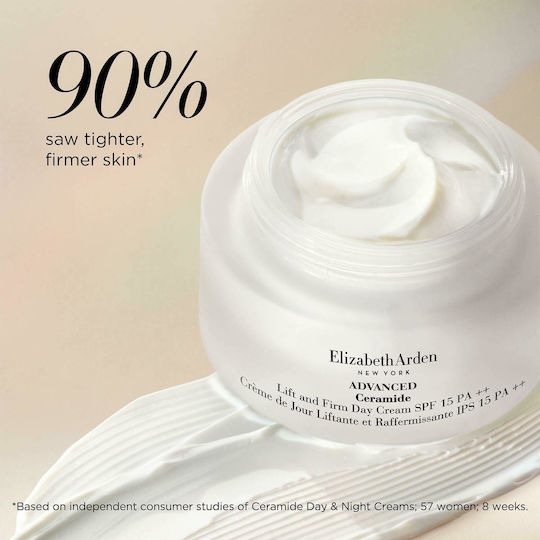 Elizabeth Arden Advanced Ceramide Lift and Firm Κρέμα Προσώπου Ημέρας με SPF15 για Ενυδάτωση & Σύσφιξη με Ceramides 50ml