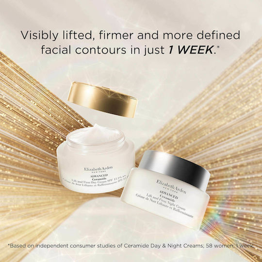 Elizabeth Arden Advanced Ceramide Lift and Firm Κρέμα Προσώπου Ημέρας με SPF15 για Ενυδάτωση & Σύσφιξη με Ceramides 50ml