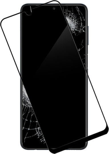 Crong 7D Nano Flexible 0.3mm Full Face Tempered Glass Black (Galaxy M22) CRG-7DNANO-SGM22