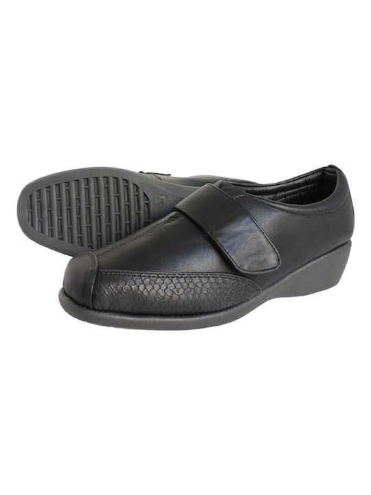 Parex QH16927 Γυναικεία Loafers σε Μαύρο Χρώμα