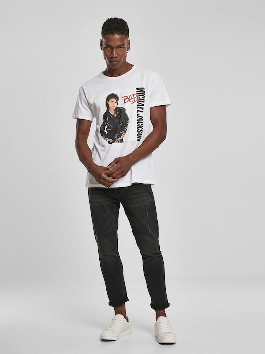 Michael Jackson Bad T-shirt Λευκό