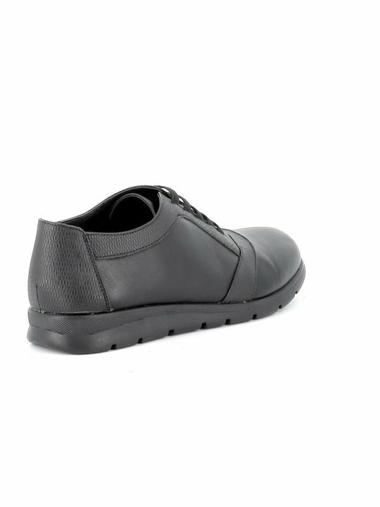 B-Soft Women's Leather Oxford Shoes Black