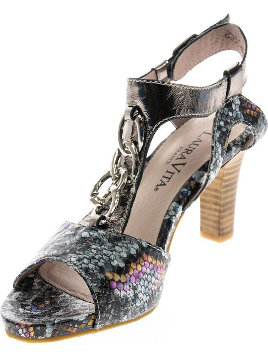 Erika Leather Sandals Anatomic Black