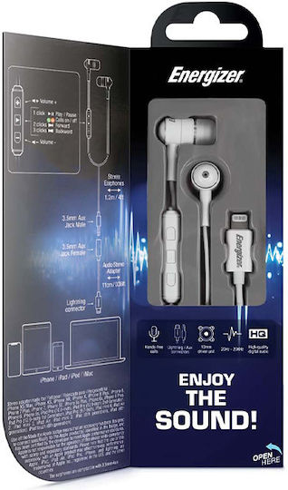 Energizer UIL35WH Безжични Стерео с жак 3.5mm Бял