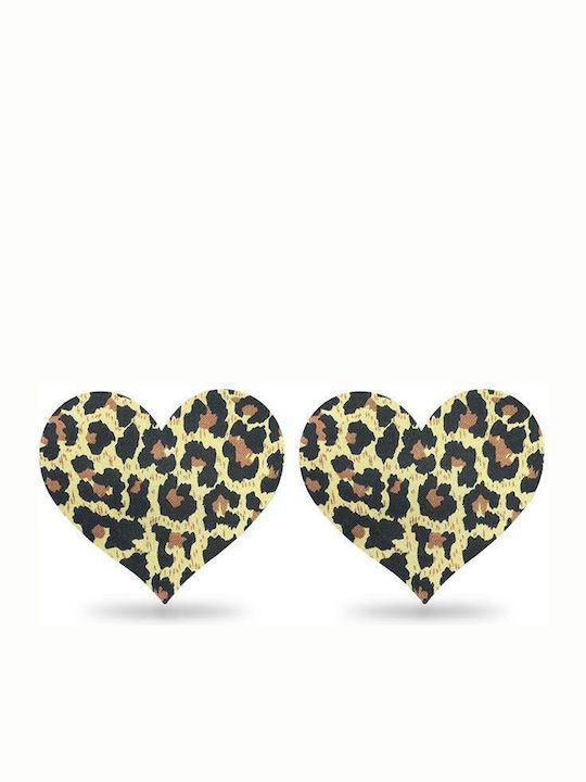 Lovetoy Nipple Covers Flower & Heart Leopard