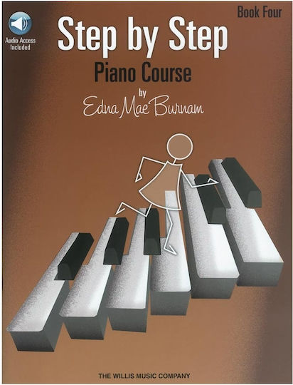 Willis Music Edna-Mae Burnam - Step by Step Book 4 Lernmethode für Klavier