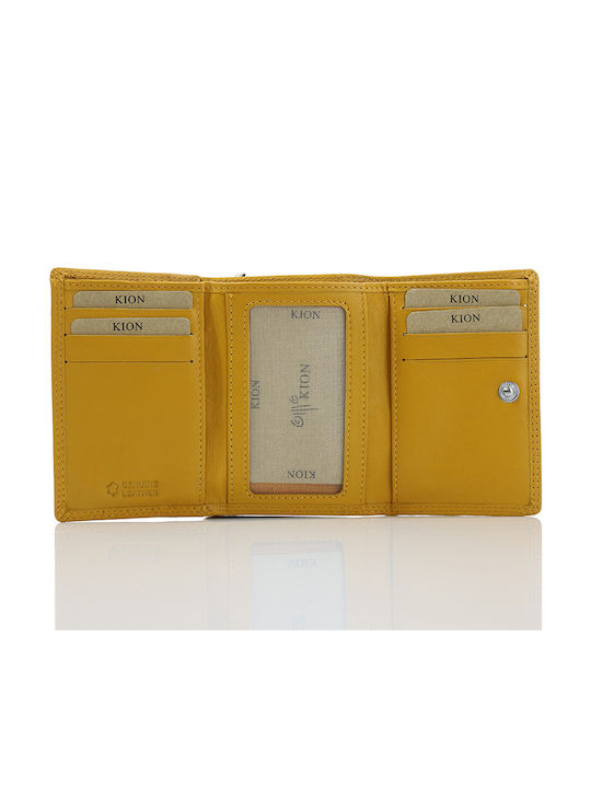 Small Leather Women's Wallet Classic Mustard