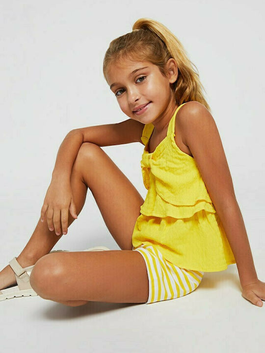 Mayoral Kids Set with Shorts Summer 2pcs Yellow