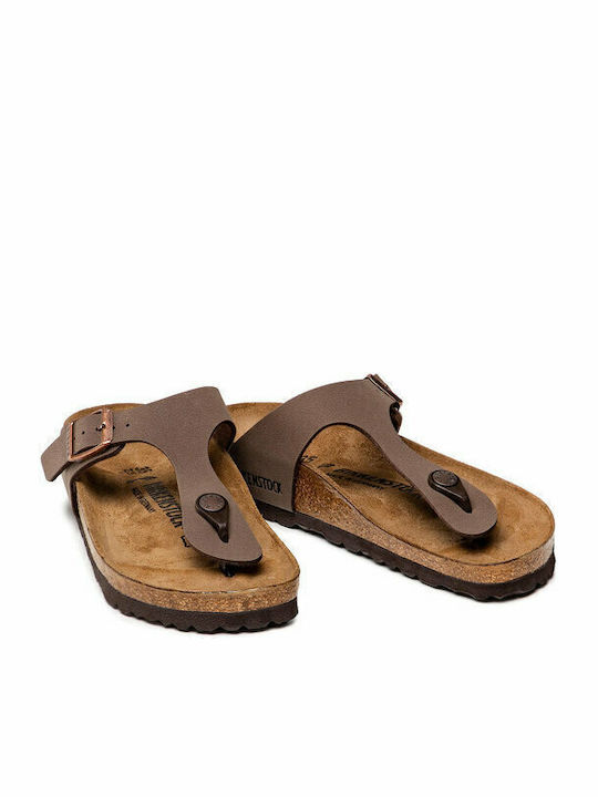 Gizeh Birko-Flor Nubuck Women's Anatomic Sandals Mocha Narrow Fit